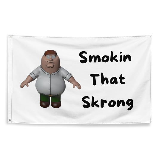 Peter Smokin That Skrong Cartoons Series Flag - Summer 2024 Collection