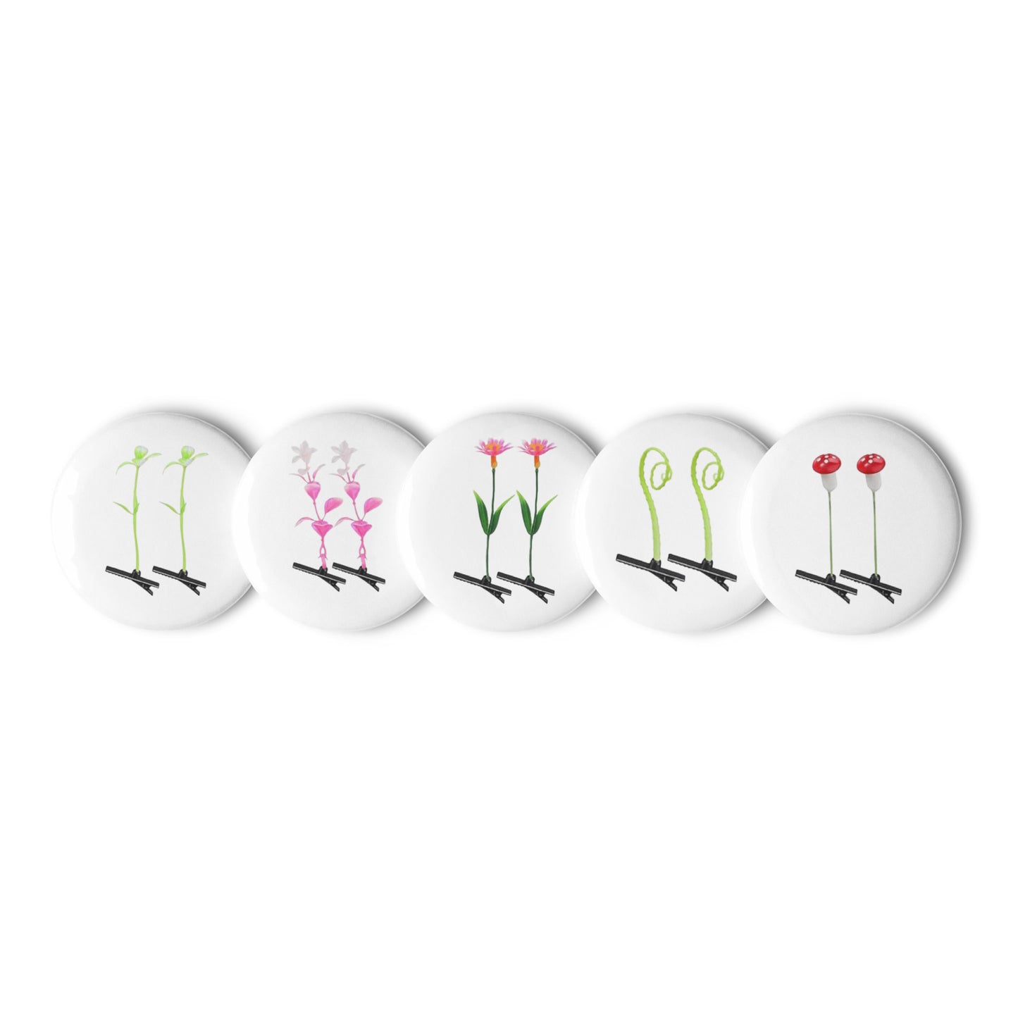 Pin Set Sprouts Series - Summer 2024 Collection