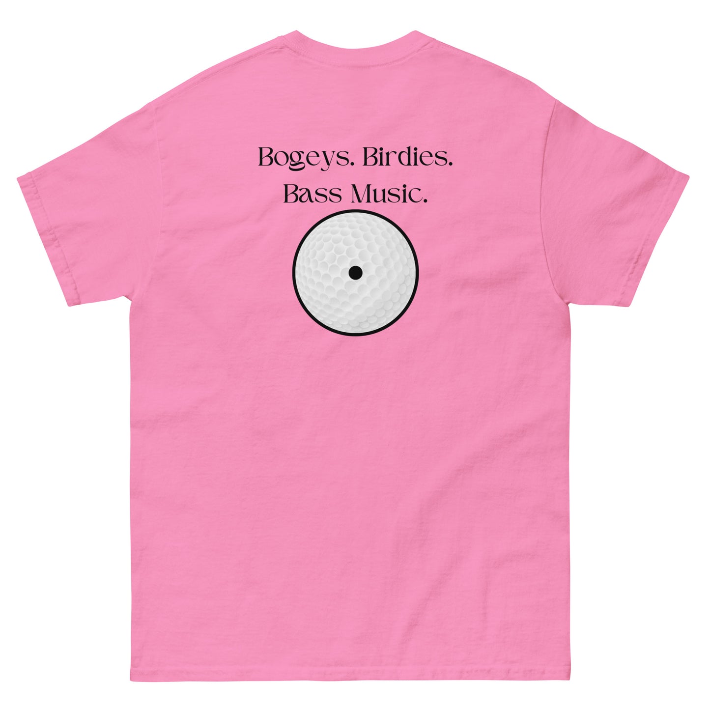 Bogeys Birdies Bass Music Scratch Golf Club Series Tee - Summer 2024 Collection