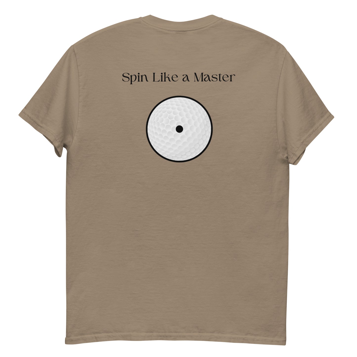 Spin Like a Master Scratch Golf Club Series Tee - Summer 2024 Collection