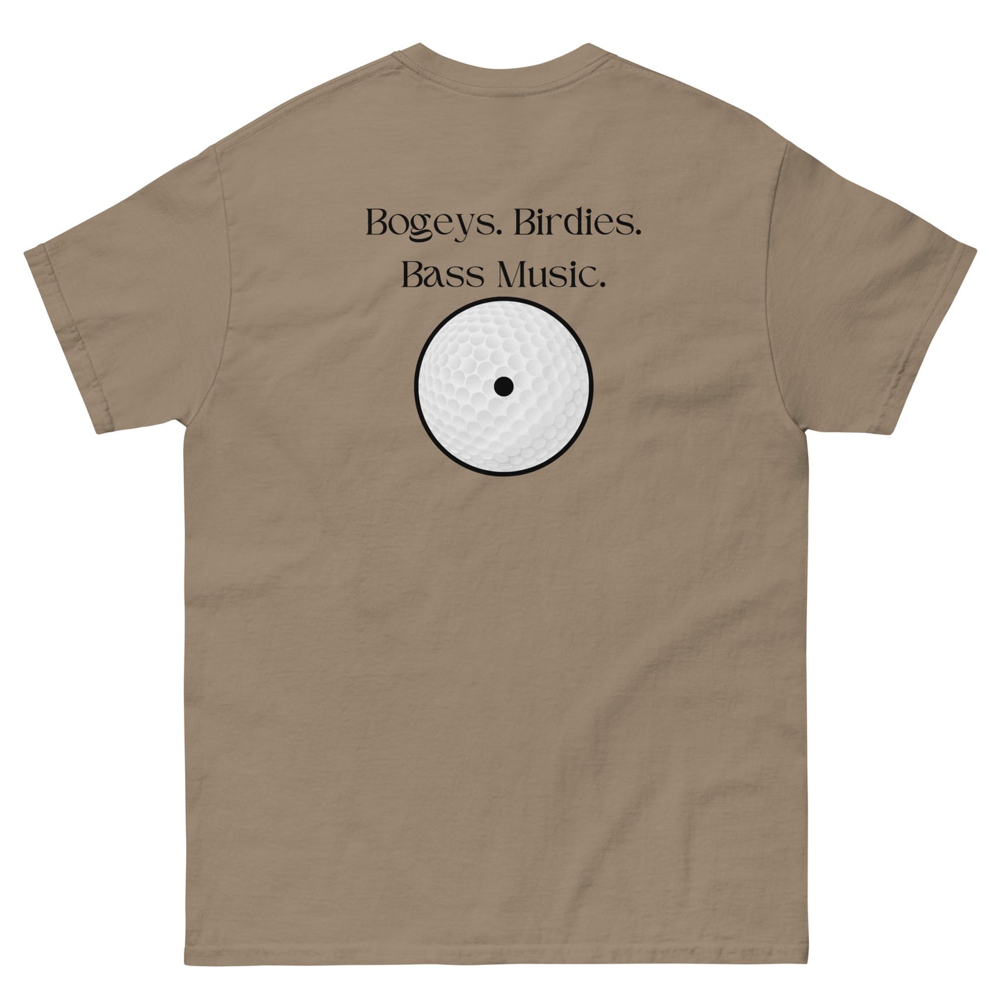 Bogeys Birdies Bass Music Scratch Golf Club Series Tee - Summer 2024 Collection