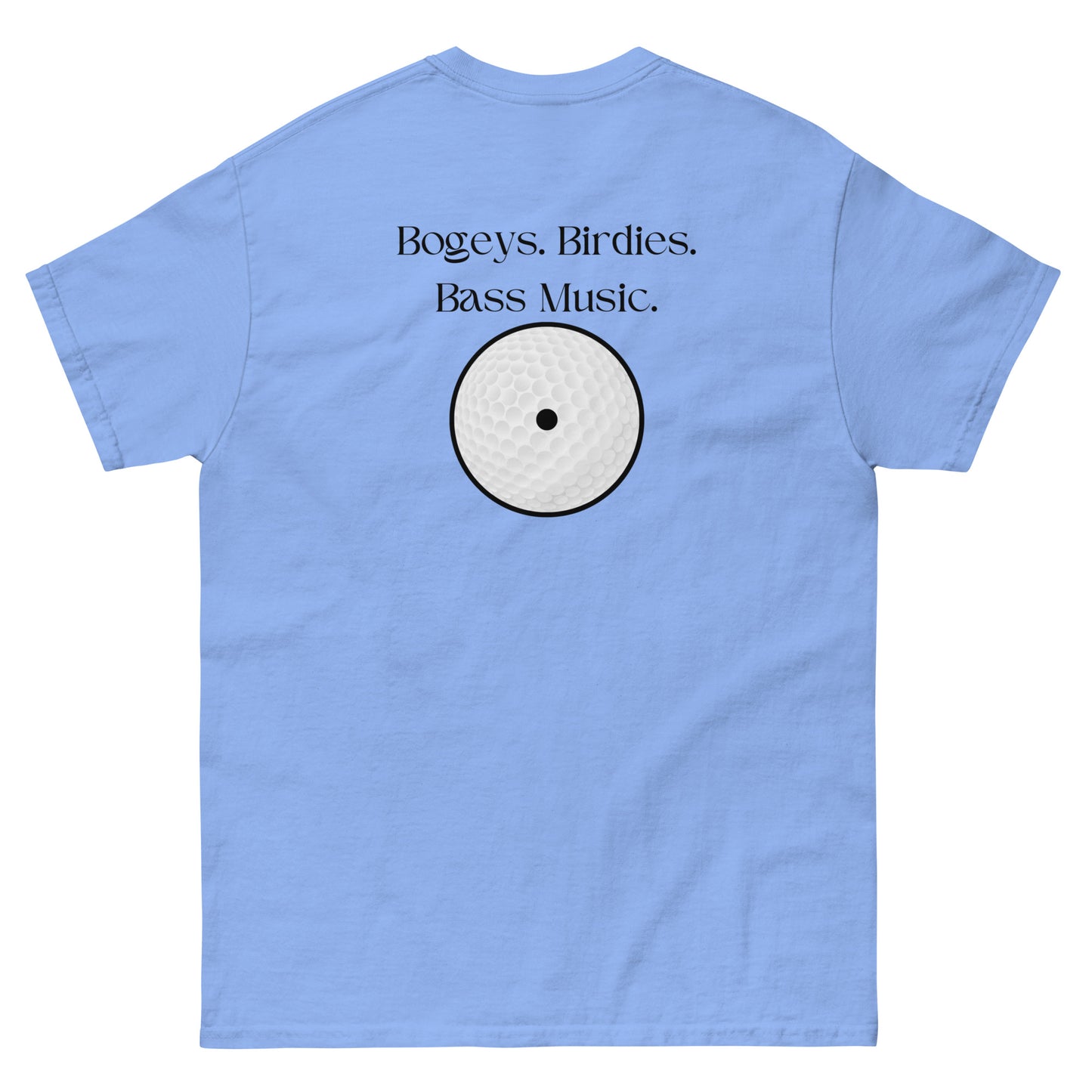 Bogeys Birdies Bass Music Scratch Golf Club Series Tee - Summer 2024 Collection