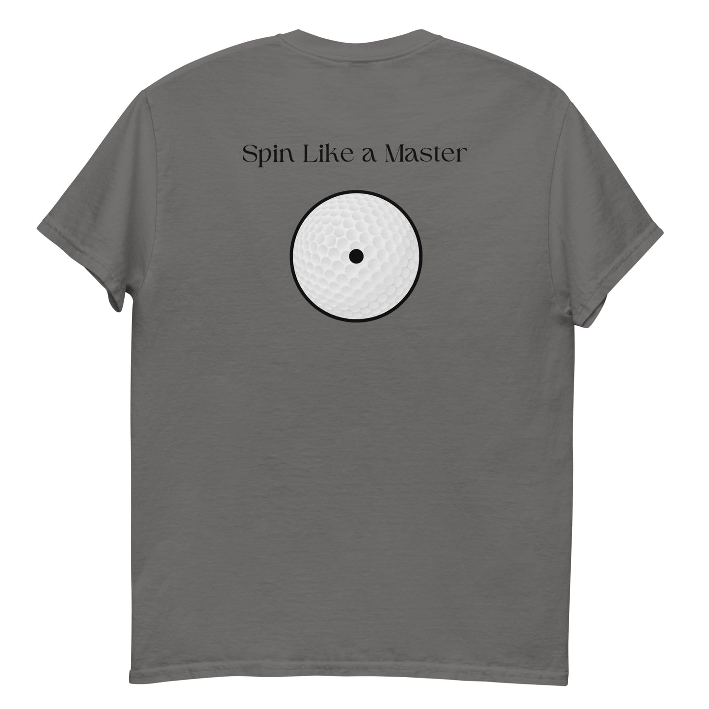 Spin Like a Master Scratch Golf Club Series Tee - Summer 2024 Collection