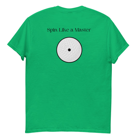 Spin Like a Master Scratch Golf Club Series Tee - Summer 2024 Collection