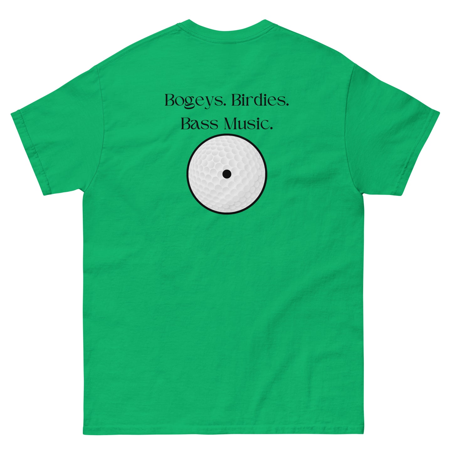 Bogeys Birdies Bass Music Scratch Golf Club Series Tee - Summer 2024 Collection