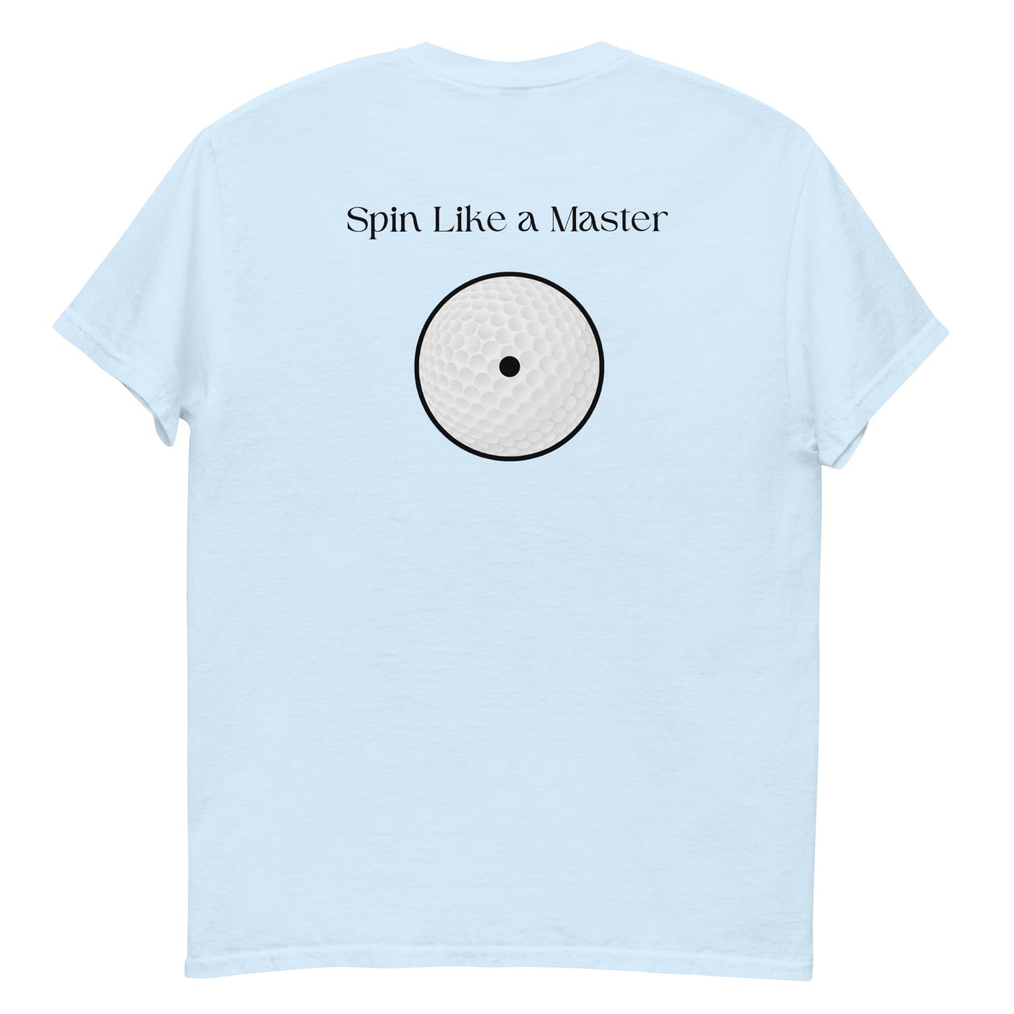 Spin Like a Master Scratch Golf Club Series Tee - Summer 2024 Collection