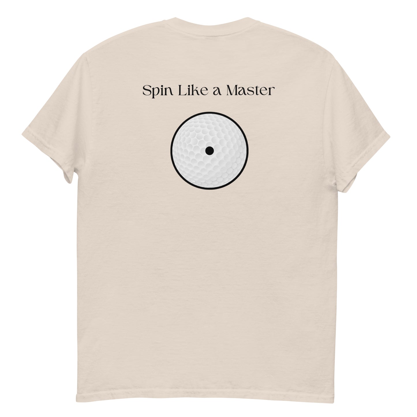 Spin Like a Master Scratch Golf Club Series Tee - Summer 2024 Collection