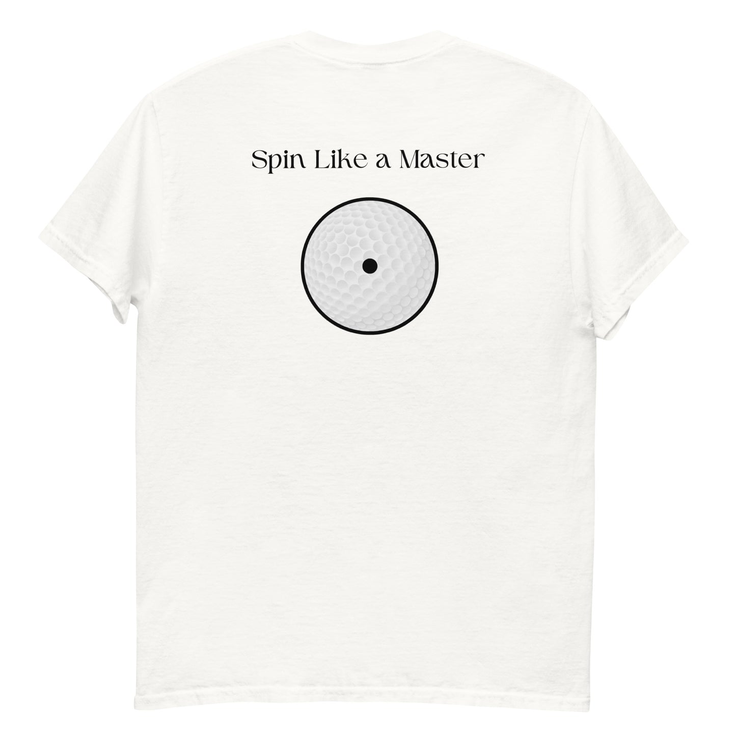 Spin Like a Master Scratch Golf Club Series Tee - Summer 2024 Collection